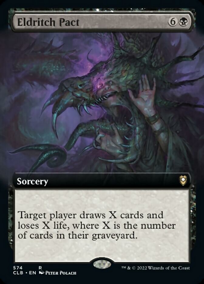 Eldritch Pact (Extended Art) [Commander Legends: Battle for Baldur's Gate] Magic: The Gathering