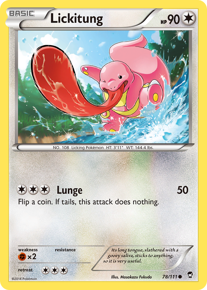 Lickitung (78/111) [XY: Furious Fists] Pokémon