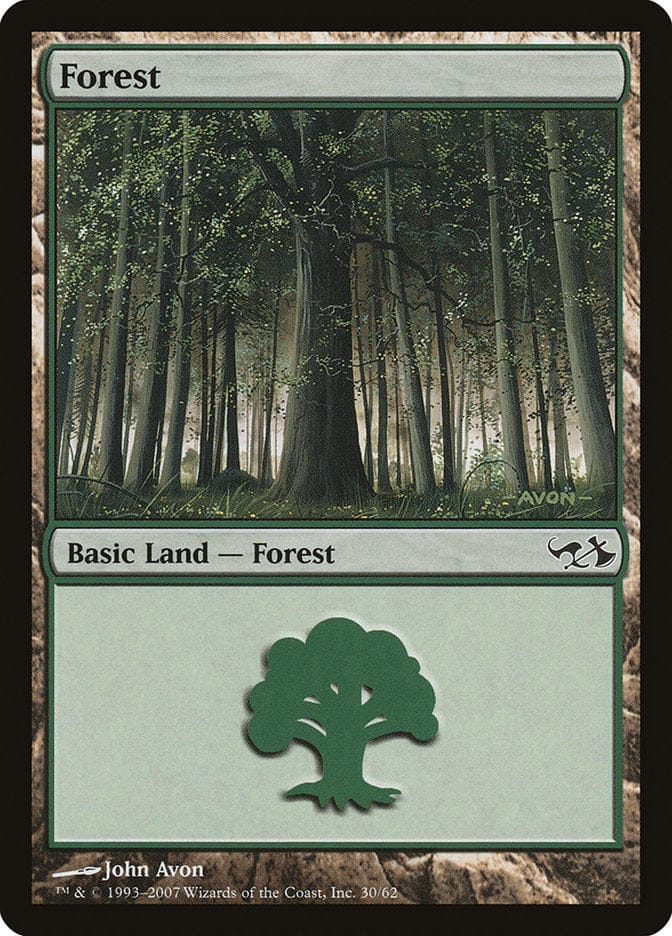 Forest (30) [Duel Decks: Elves vs. Goblins] Magic: The Gathering