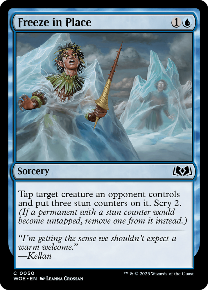Freeze in Place [Wilds of Eldraine] Magic: The Gathering