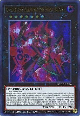 Number 89: Diablosis the Mind Hacker [YCSW-EN010] Ultra Rare Yu-Gi-Oh!
