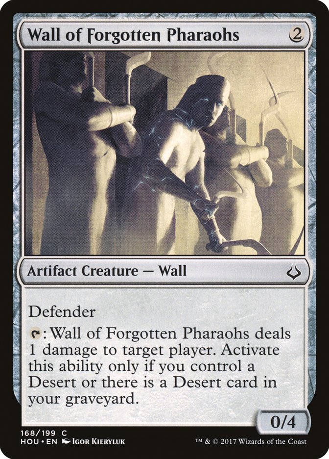 Wall of Forgotten Pharaohs [Hour of Devastation] Magic: The Gathering