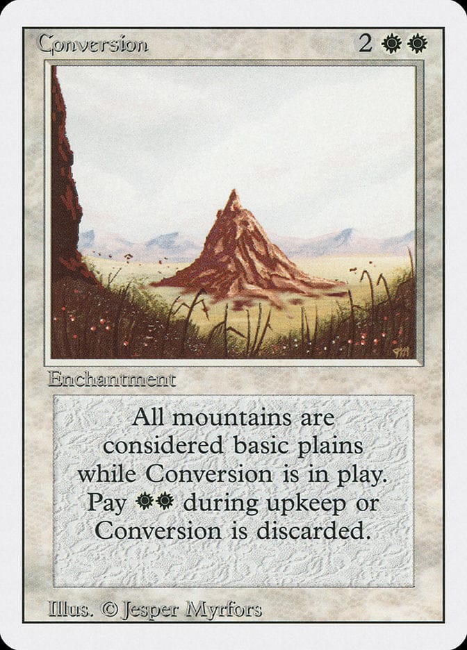 Conversion [Revised Edition] Magic: The Gathering