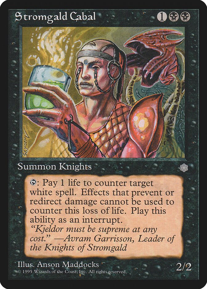 Stromgald Cabal [Ice Age] Magic: The Gathering