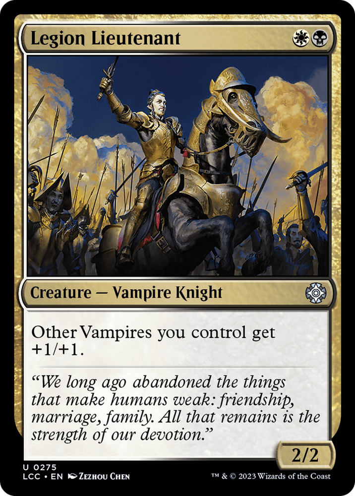 Legion Lieutenant [The Lost Caverns of Ixalan Commander] Magic: The Gathering