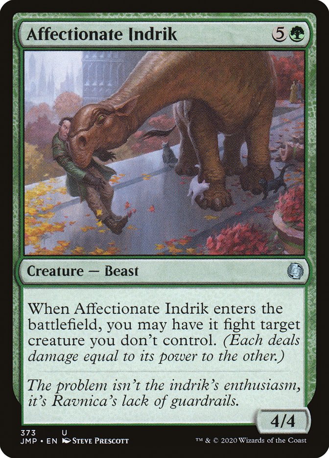 Affectionate Indrik [Jumpstart] Magic: The Gathering