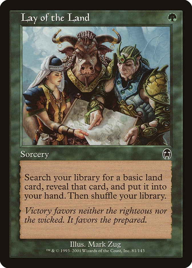 Lay of the Land [Apocalypse] Magic: The Gathering