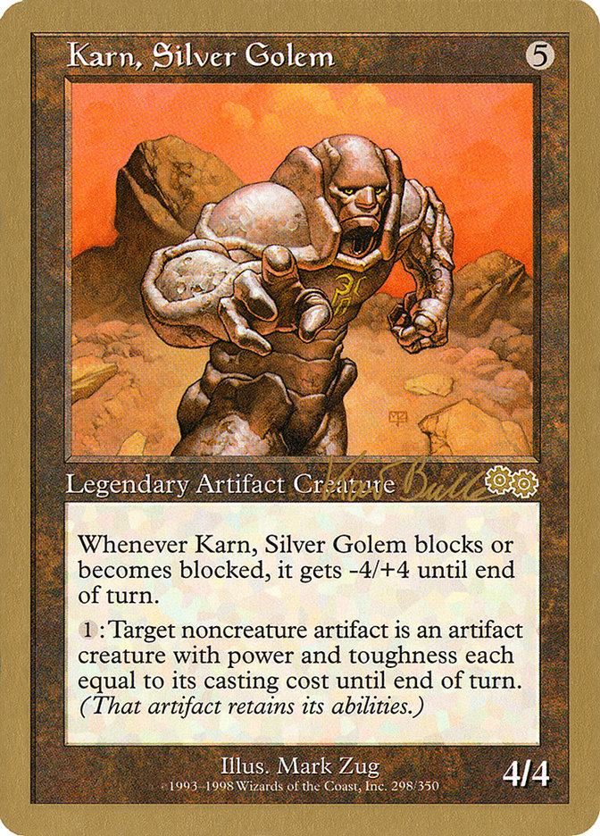 Karn, Silver Golem (Kai Budde) [World Championship Decks 1999] Magic: The Gathering