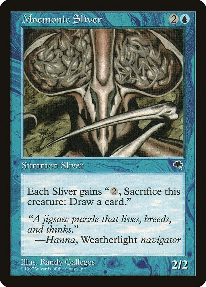 Mnemonic Sliver [Tempest] Magic: The Gathering