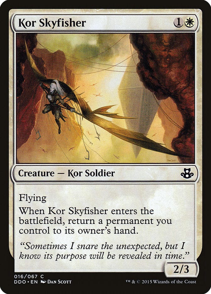 Kor Skyfisher [Duel Decks: Elspeth vs. Kiora] Magic: The Gathering
