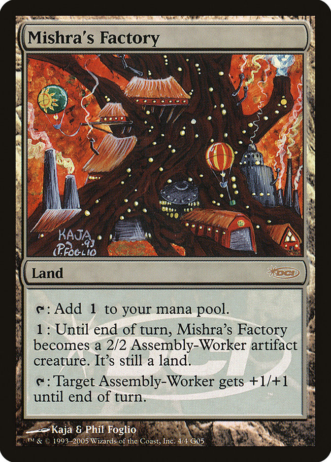 Mishra's Factory [Judge Gift Cards 2005] Magic: The Gathering