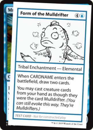 Form of the Mulldrifter (2021 Edition) [Mystery Booster Playtest Cards] Magic: The Gathering