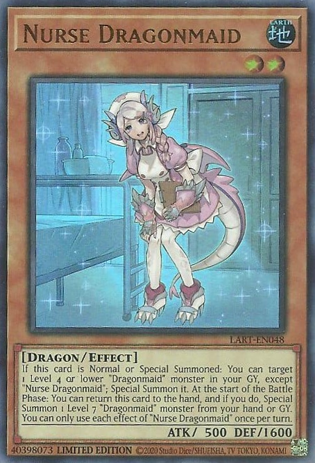 Nurse Dragonmaid [LART-EN048] Ultra Rare Yu-Gi-Oh!
