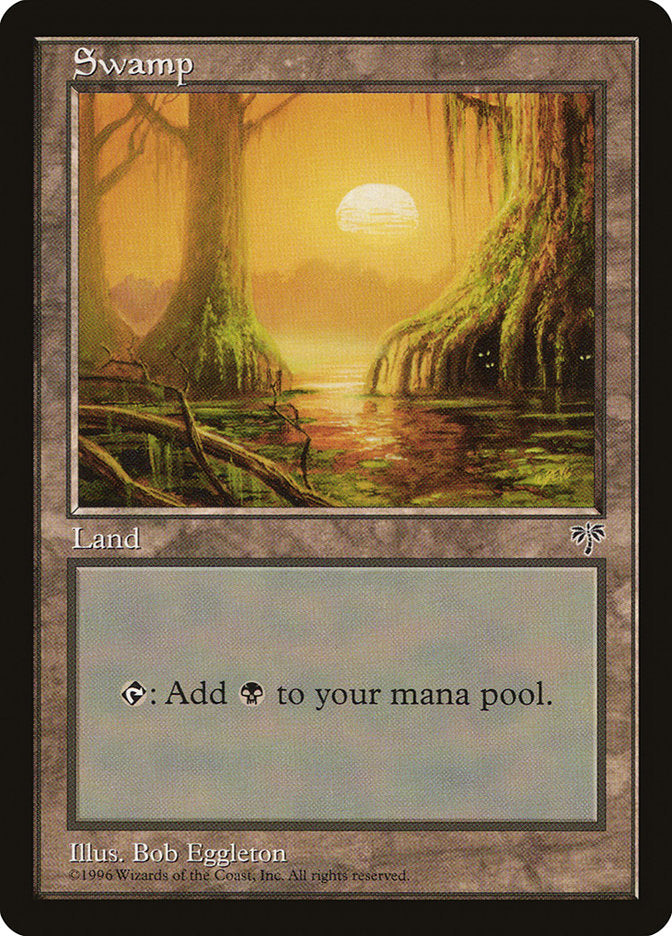 Swamp (Sunset) [Mirage] Magic: The Gathering