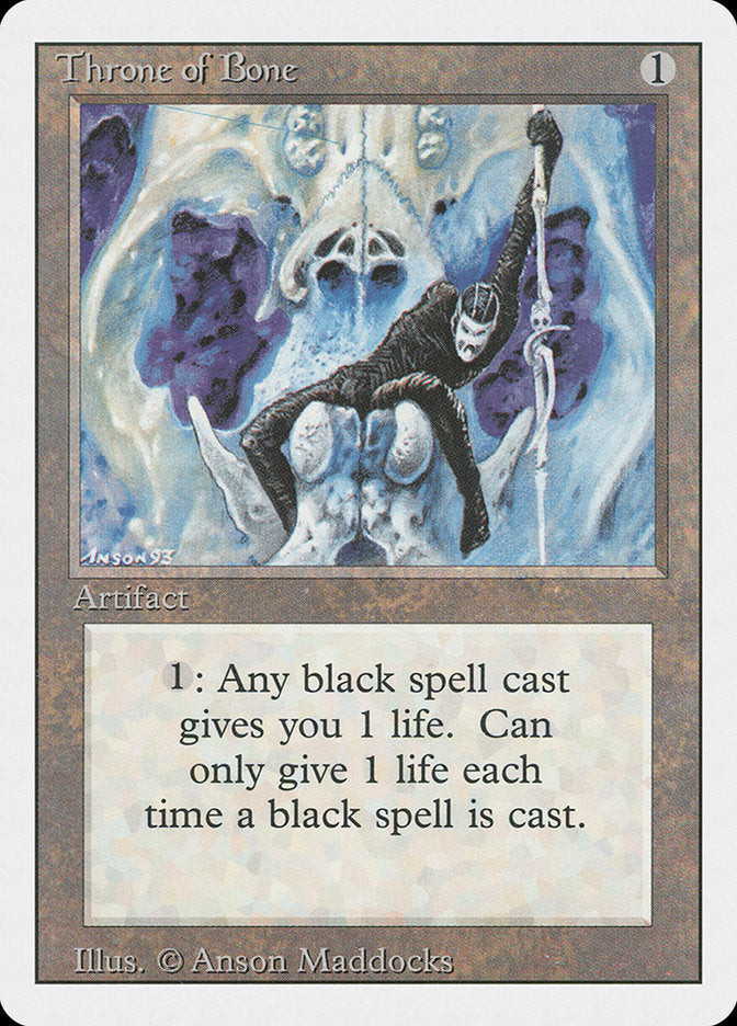 Throne of Bone [Revised Edition] Magic: The Gathering