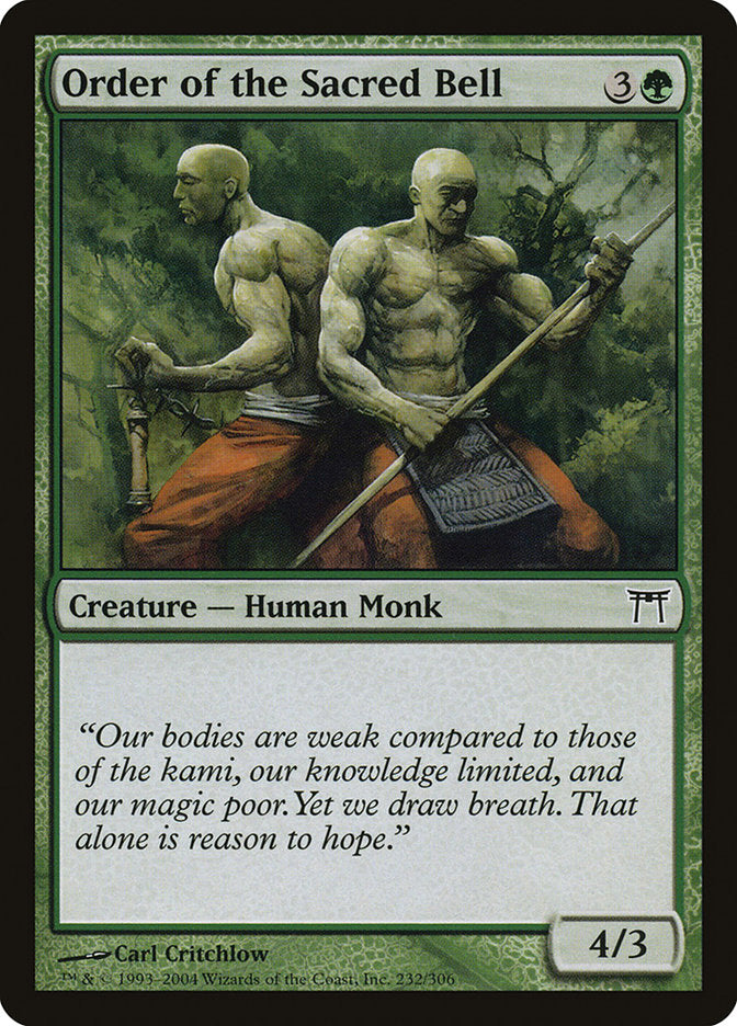 Order of the Sacred Bell [Champions of Kamigawa] Magic: The Gathering