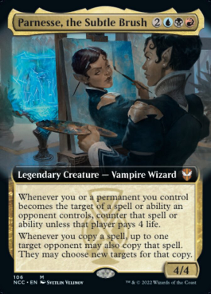 Parnesse, the Subtle Brush (Extended Art) [Streets of New Capenna Commander] Magic: The Gathering