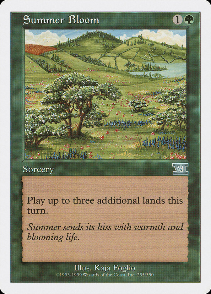 Summer Bloom [Classic Sixth Edition] Magic: The Gathering