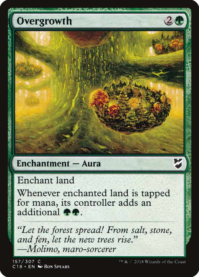 Overgrowth [Commander 2018] Magic: The Gathering