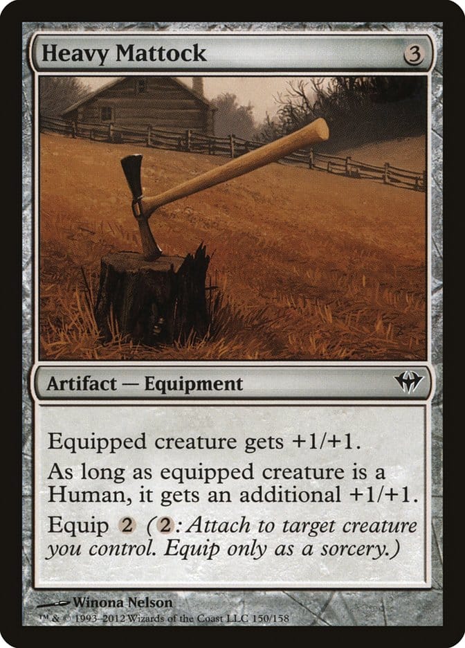 Heavy Mattock [Dark Ascension] Magic: The Gathering