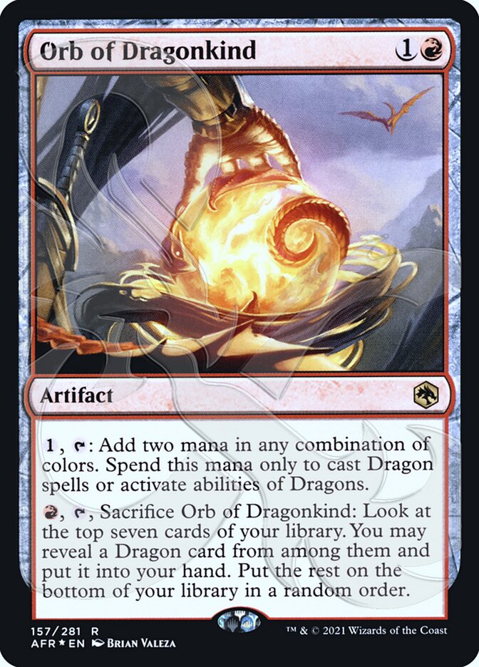 Orb of Dragonkind (Ampersand Promo) [Dungeons & Dragons: Adventures in the Forgotten Realms Promos] Magic: The Gathering