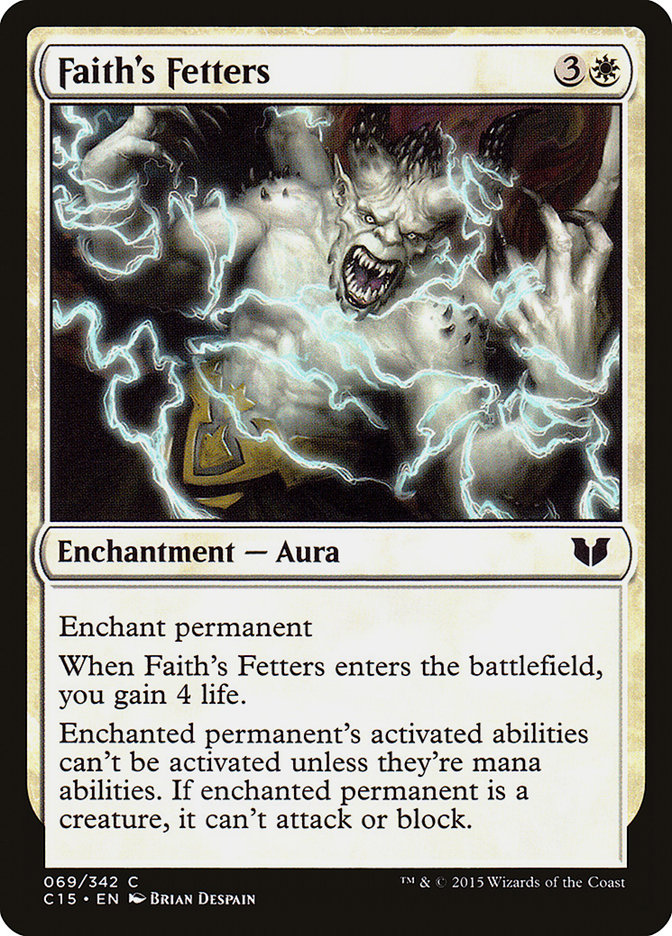Faith's Fetters [Commander 2015] Magic: The Gathering