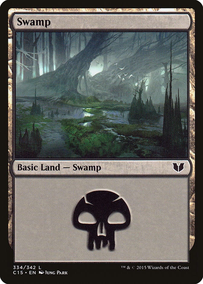 Swamp (334) [Commander 2015] Magic: The Gathering