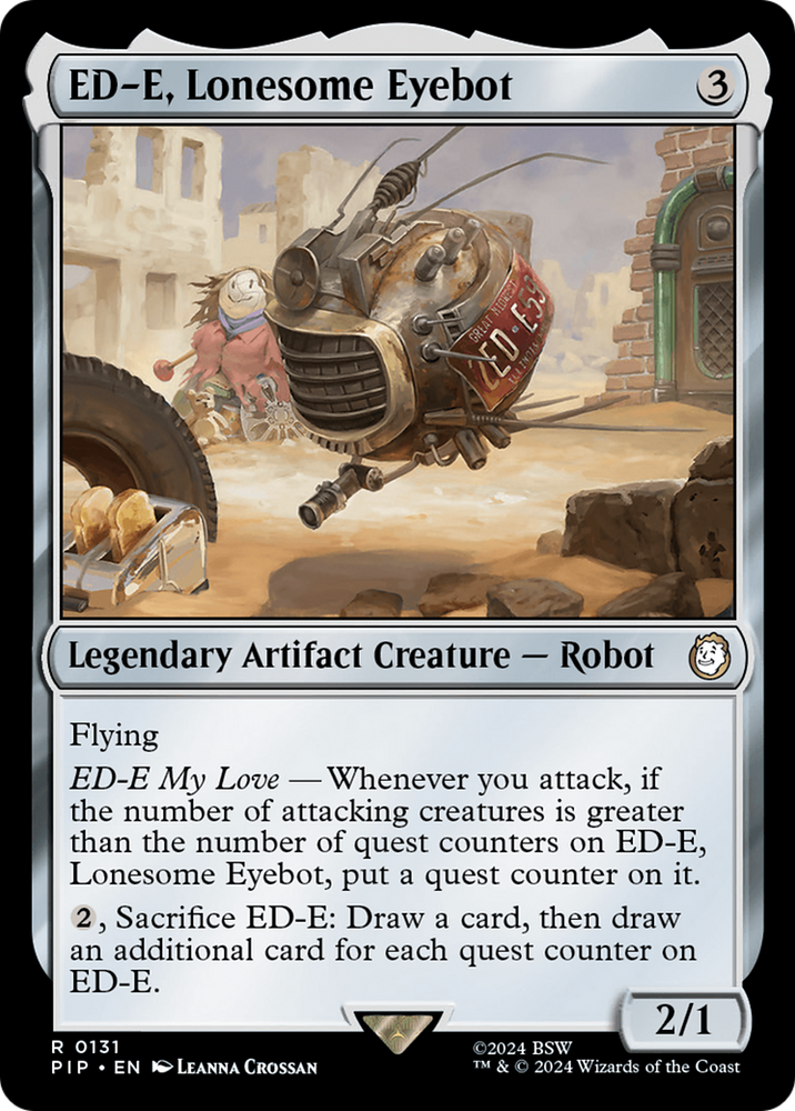ED-E, Lonesome Eyebot [Fallout] Magic: The Gathering