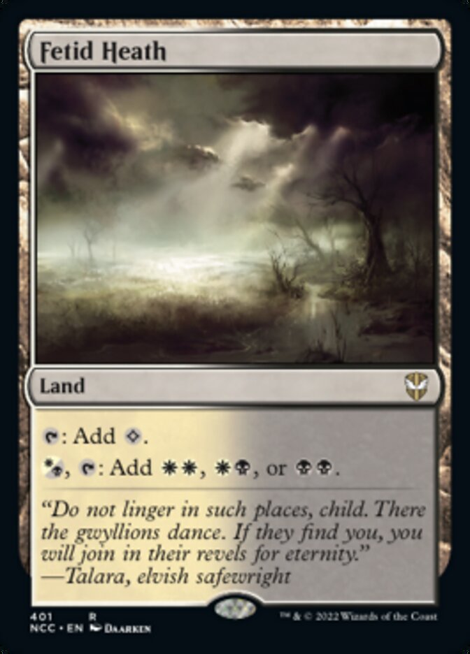 Fetid Heath [Streets of New Capenna Commander] Magic: The Gathering