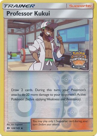 Professor Kukui (128/149) (Regional Championship Promo) [Sun & Moon: Base Set] Pokémon