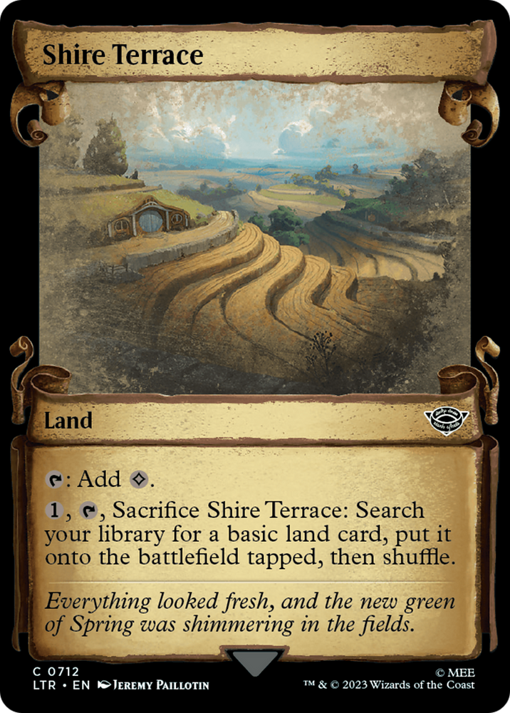 Shire Terrace [The Lord of the Rings: Tales of Middle-Earth Showcase Scrolls] Magic: The Gathering