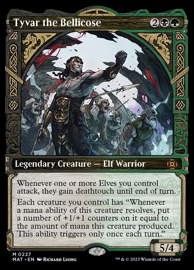 Tyvar the Bellicose (Showcase Halo Foil) [March of the Machine: The Aftermath] Magic: The Gathering