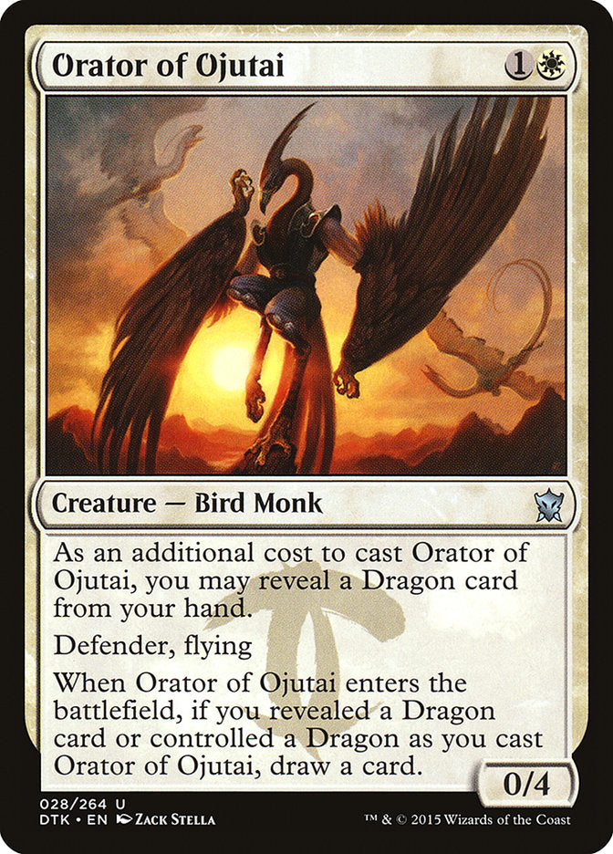 Orator of Ojutai [Dragons of Tarkir] Magic: The Gathering