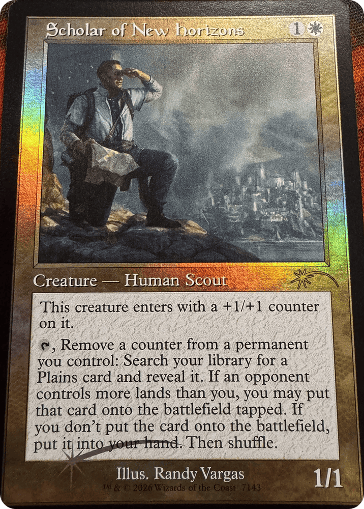 Scholar of New Horizons (Retro Frame) [Secret Lair Drop Series]
