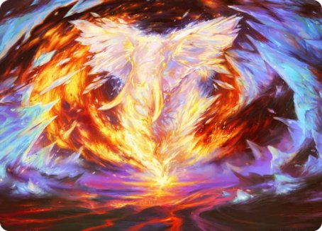 Magma Opus Art Card [Strixhaven: School of Mages Art Series] Magic: The Gathering
