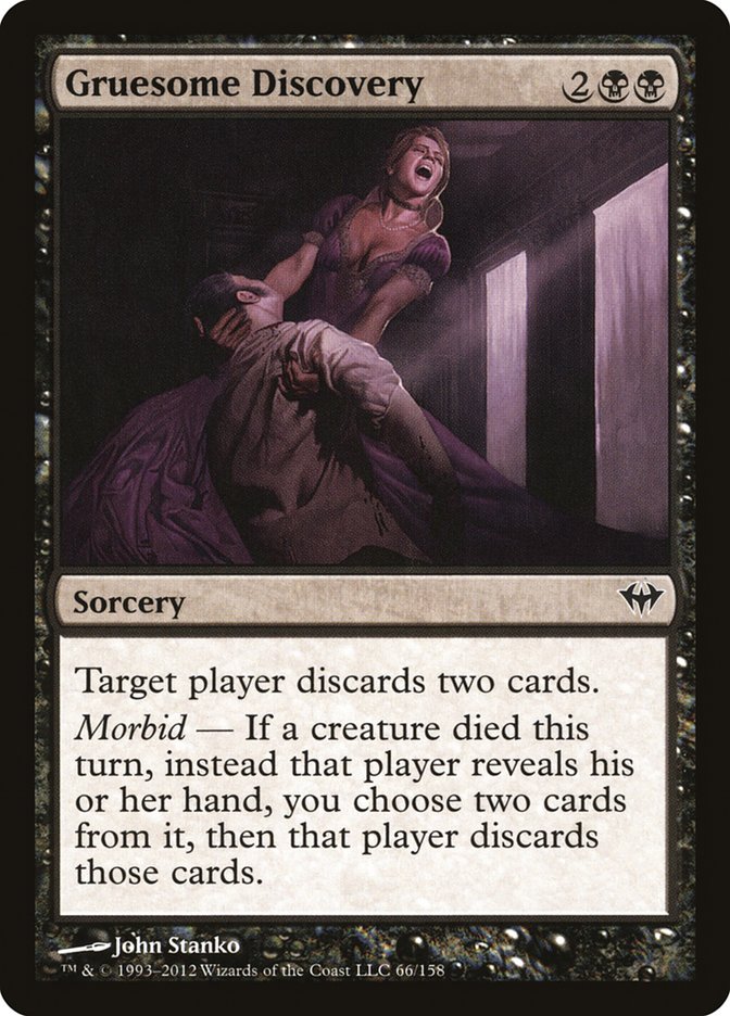 Gruesome Discovery [Dark Ascension] Magic: The Gathering