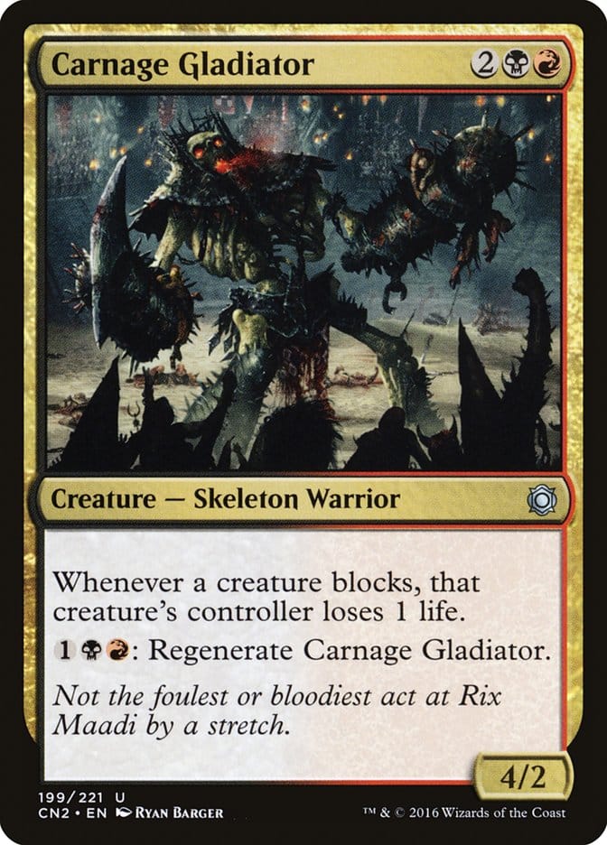 Carnage Gladiator [Conspiracy: Take the Crown] Magic: The Gathering