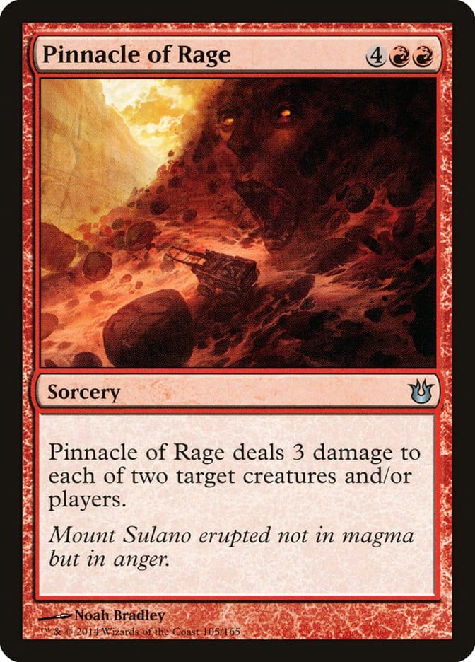 Pinnacle of Rage [Born of the Gods] Magic: The Gathering