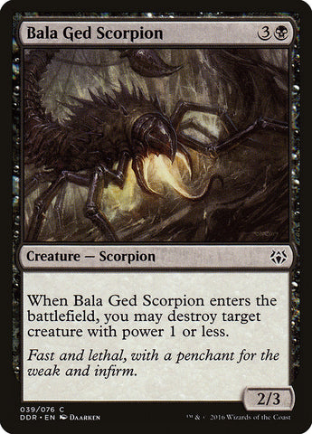 Bala Ged Scorpion [Duel Decks: Nissa vs. Ob Nixilis] Magic: The Gathering