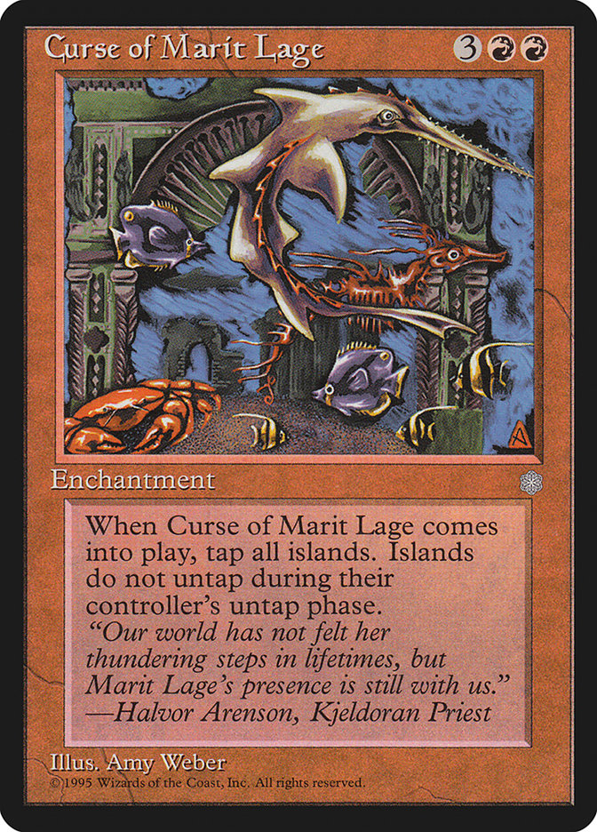 Curse of Marit Lage [Ice Age] Magic: The Gathering