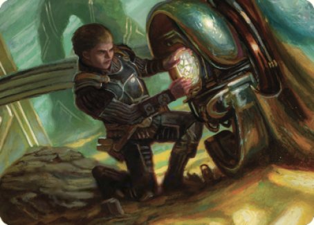 Urza, Powerstone Prodigy Art Card [The Brothers' War Art Series] Magic: The Gathering