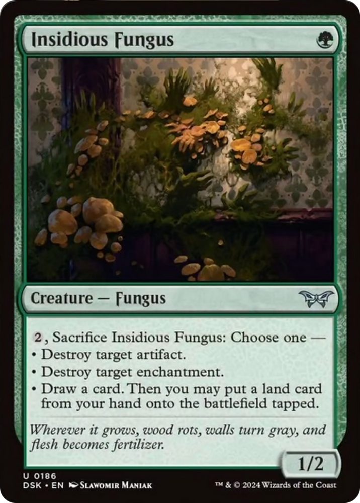 Insidious Fungus [Duskmourn: House of Horror] Magic: The Gathering
