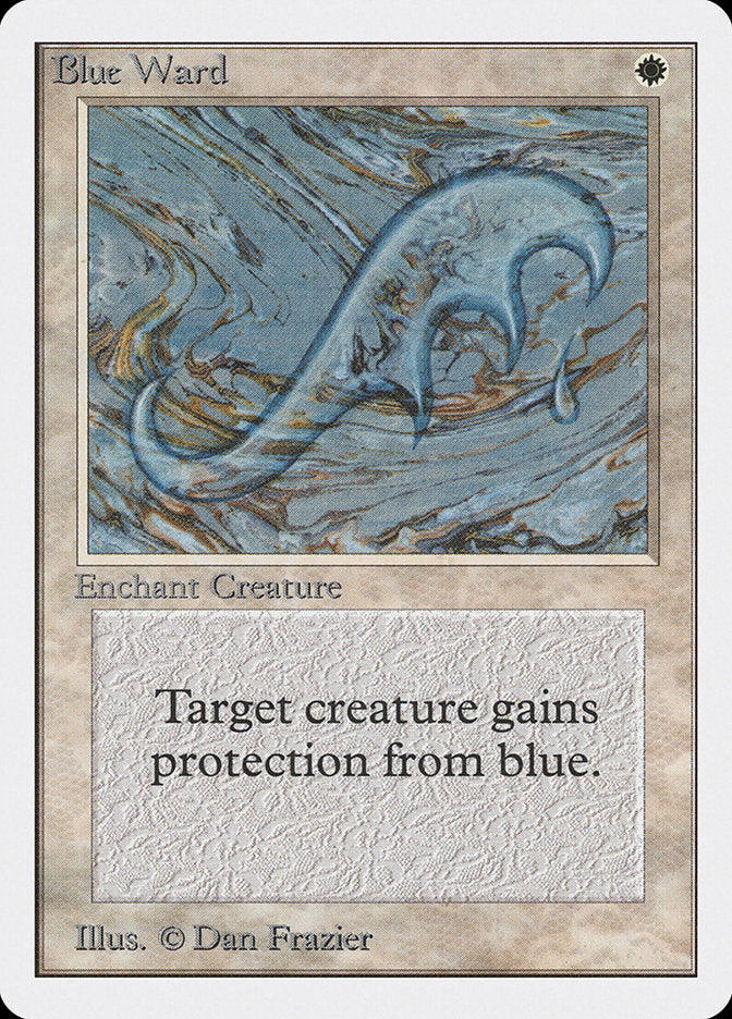 Blue Ward [Unlimited Edition] Magic: The Gathering