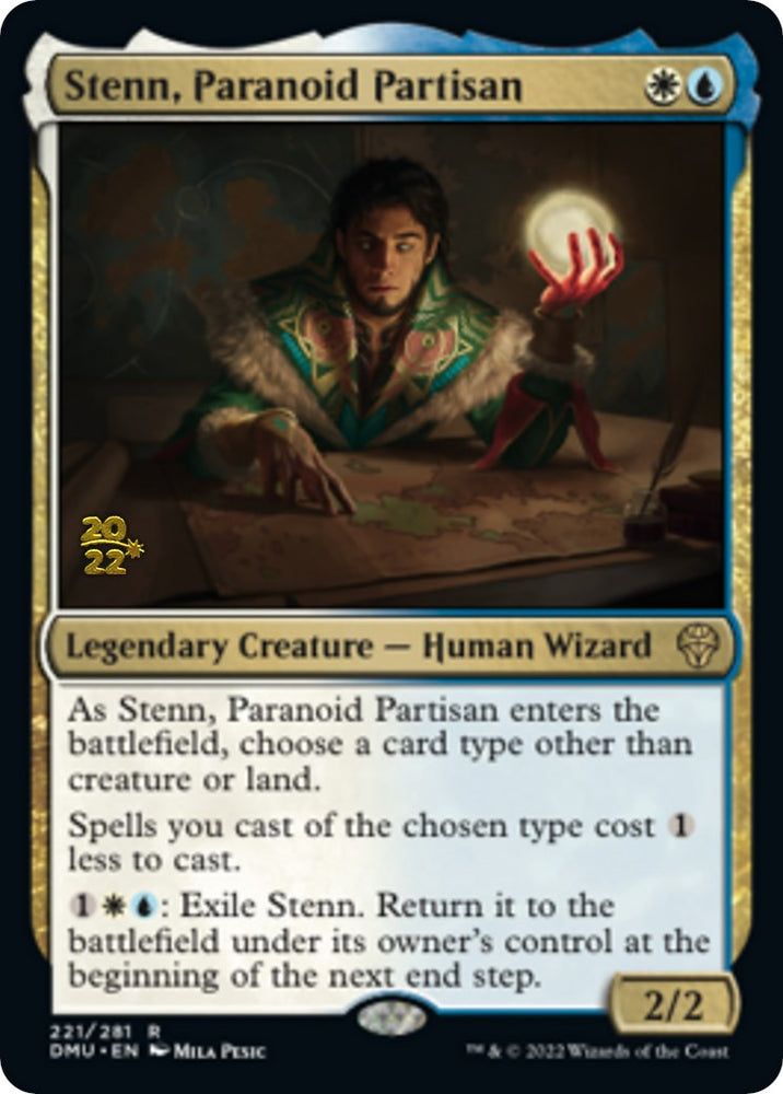 Stenn, Paranoid Partisan [Dominaria United Prerelease Promos] Magic: The Gathering