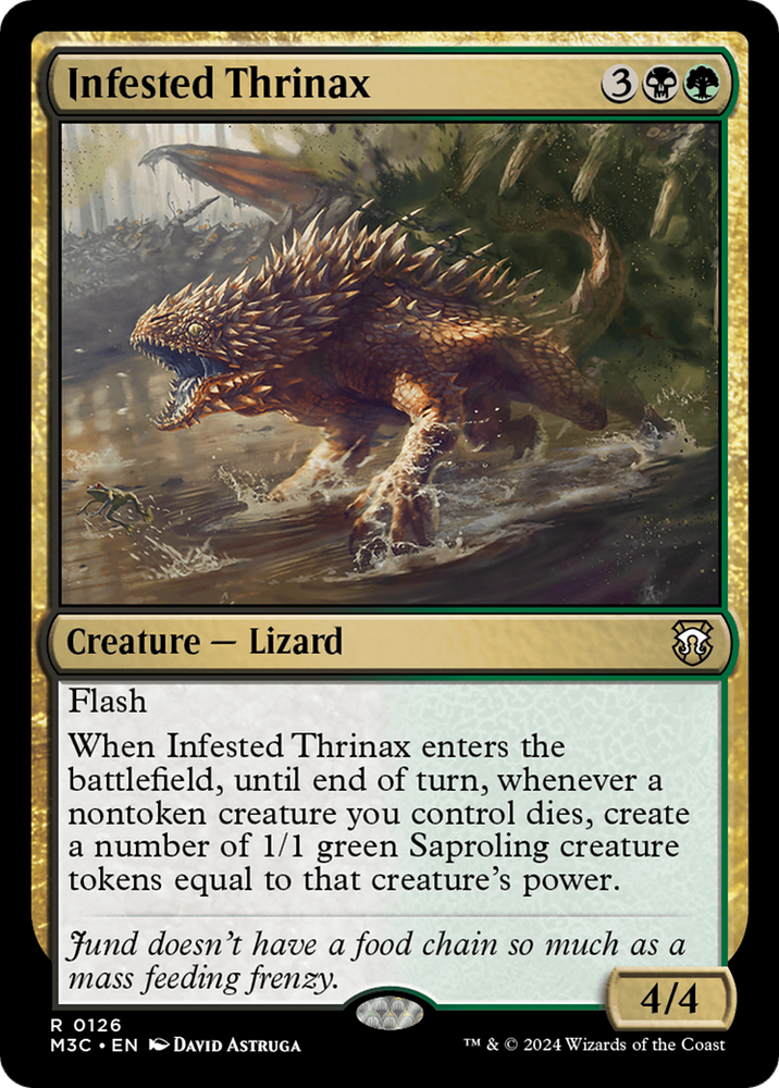 Infested Thrinax [Modern Horizons 3 Commander] Magic: The Gathering