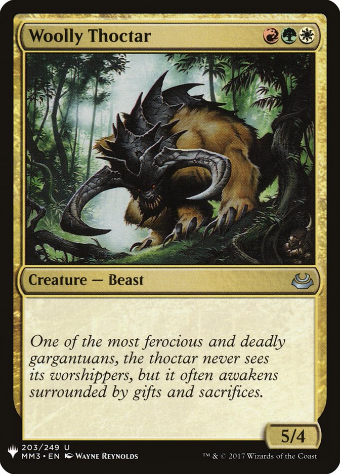 Woolly Thoctar [Mystery Booster] Magic: The Gathering