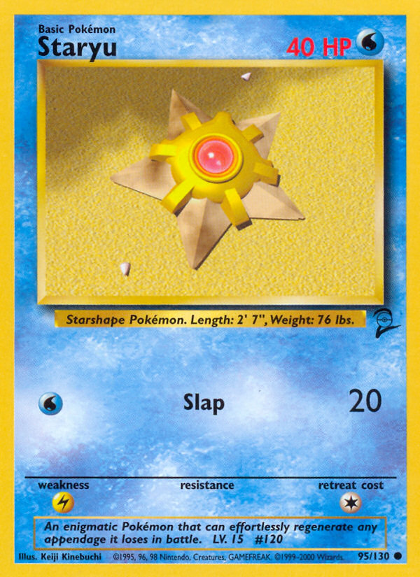 Staryu (95/130) [Base Set 2] Pokémon