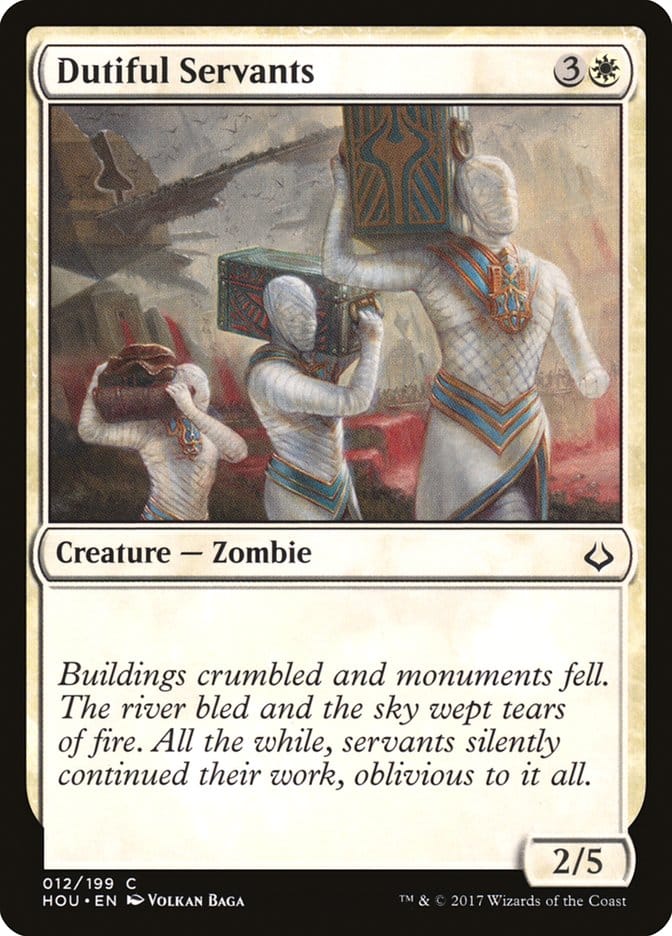 Dutiful Servants [Hour of Devastation] Magic: The Gathering