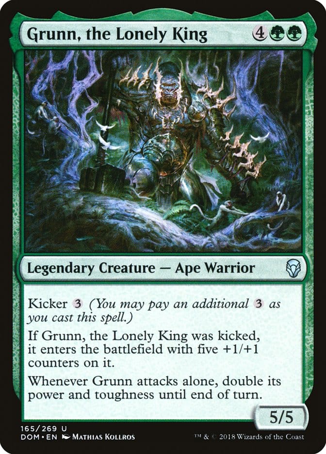Grunn, the Lonely King [Dominaria] Magic: The Gathering
