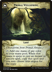Primal Amulet // Primal Wellspring [Ixalan Prerelease Promos] Magic: The Gathering